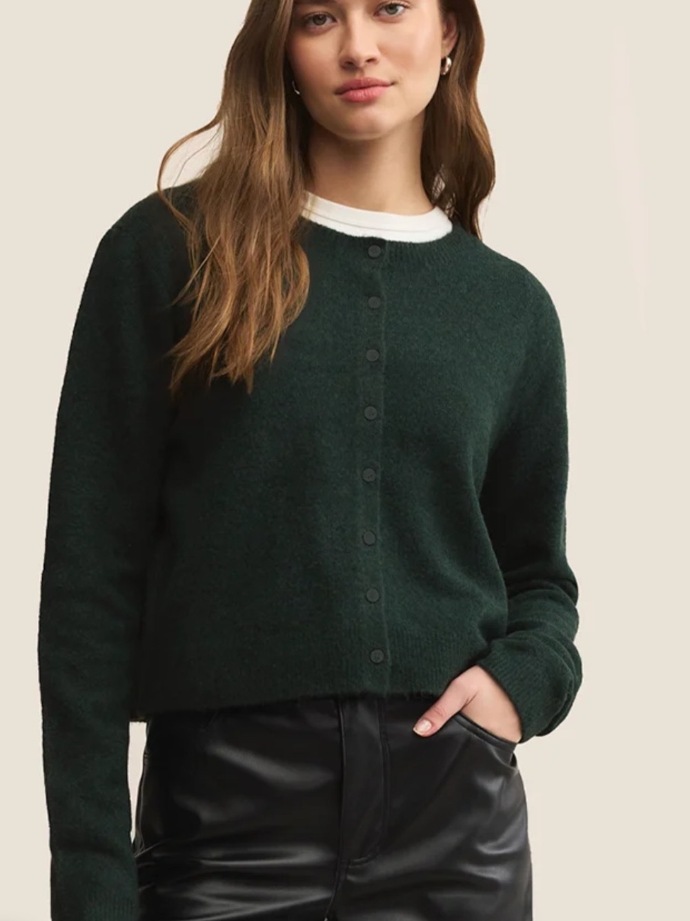 Z Supply Garland Green Medina Cozy Cardigan